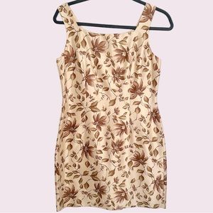Y2k floral shift dress